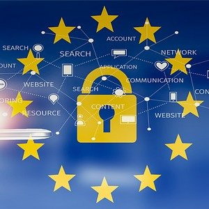 Aviso legal. Imagen de normativa europea de seguridad