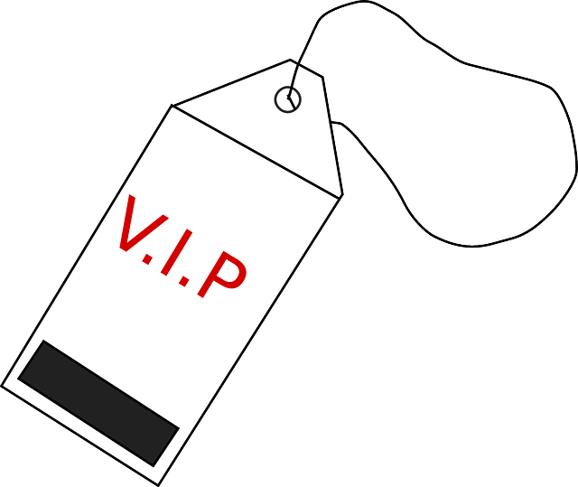 Prominente und Chiropraktik. Bild des VIP-Labels.